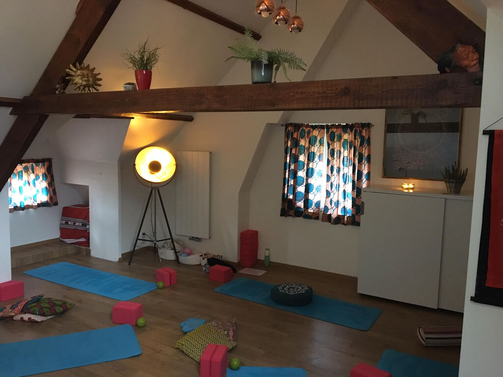 foto yoga op zolder